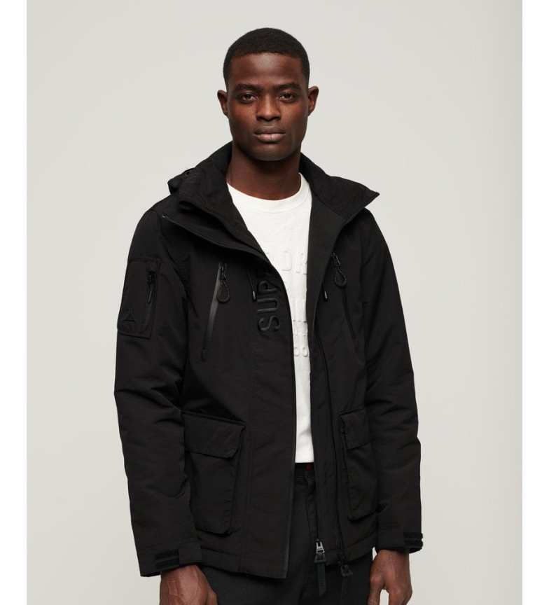 Superdry Chaqueta cortavientos Ultimate negro