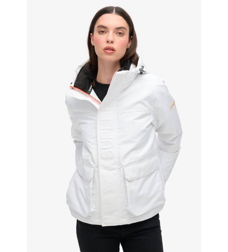 Superdry Cortavientos Ultimate JKT blanco