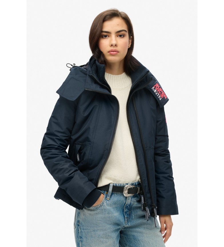 Superdry Chaqueta cortavientos de montaña con capuchamarino