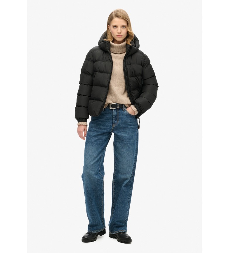 Superdry Chaqueta Puffer Sport negro