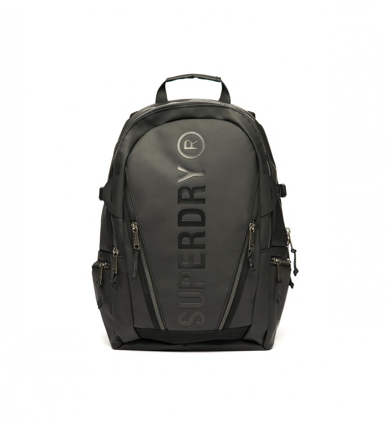 Superdry Mochila de Lona negro