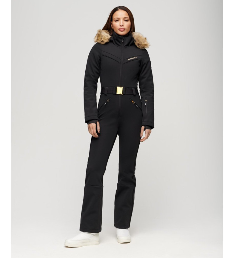 Superdry Mono De Esquí Ski negro