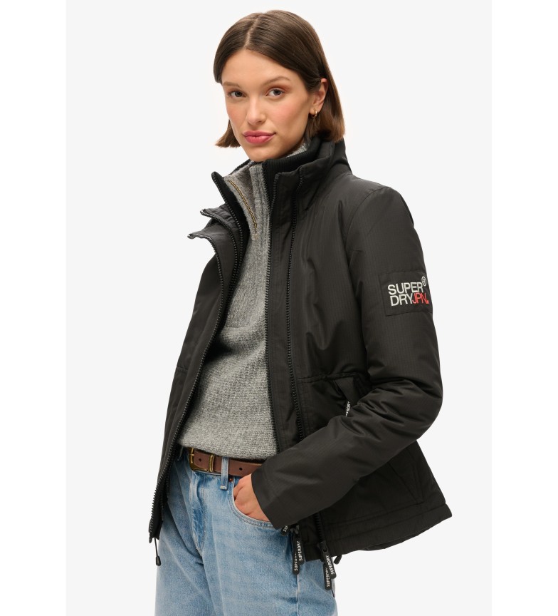 Superdry Chaqueta Windbraker negro
