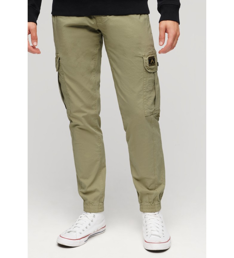 Superdry Pantalón cargo entallado Para verde