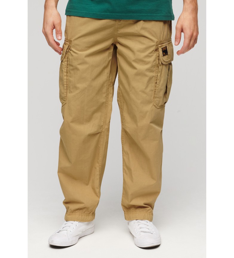 Superdry Pantalón holgado Parachute beige
