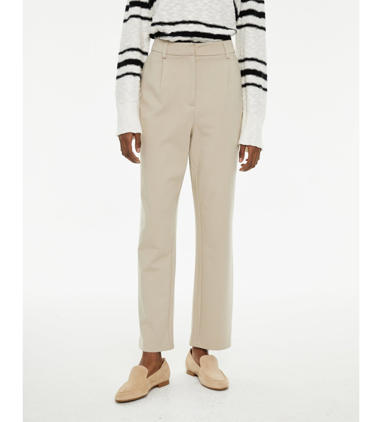 SYSTEM ACTION Pantalón Confort beige