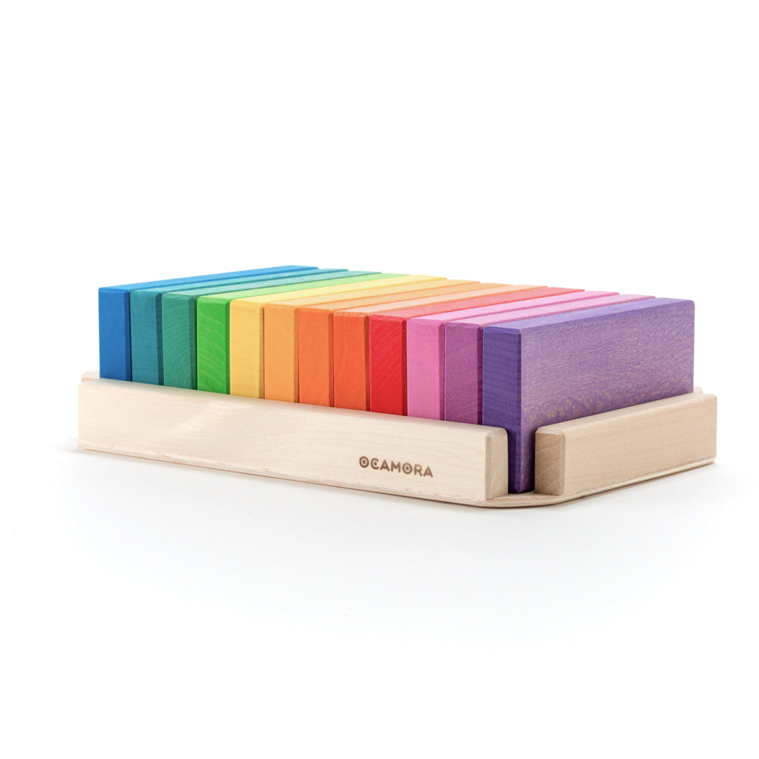 Tablitas grandes de madera color Ocamora