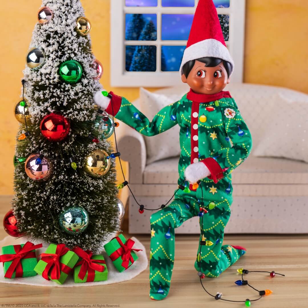 The Elf on the Shelf. Vestuario "Claus Couture" Pijama Árbol de Navidad