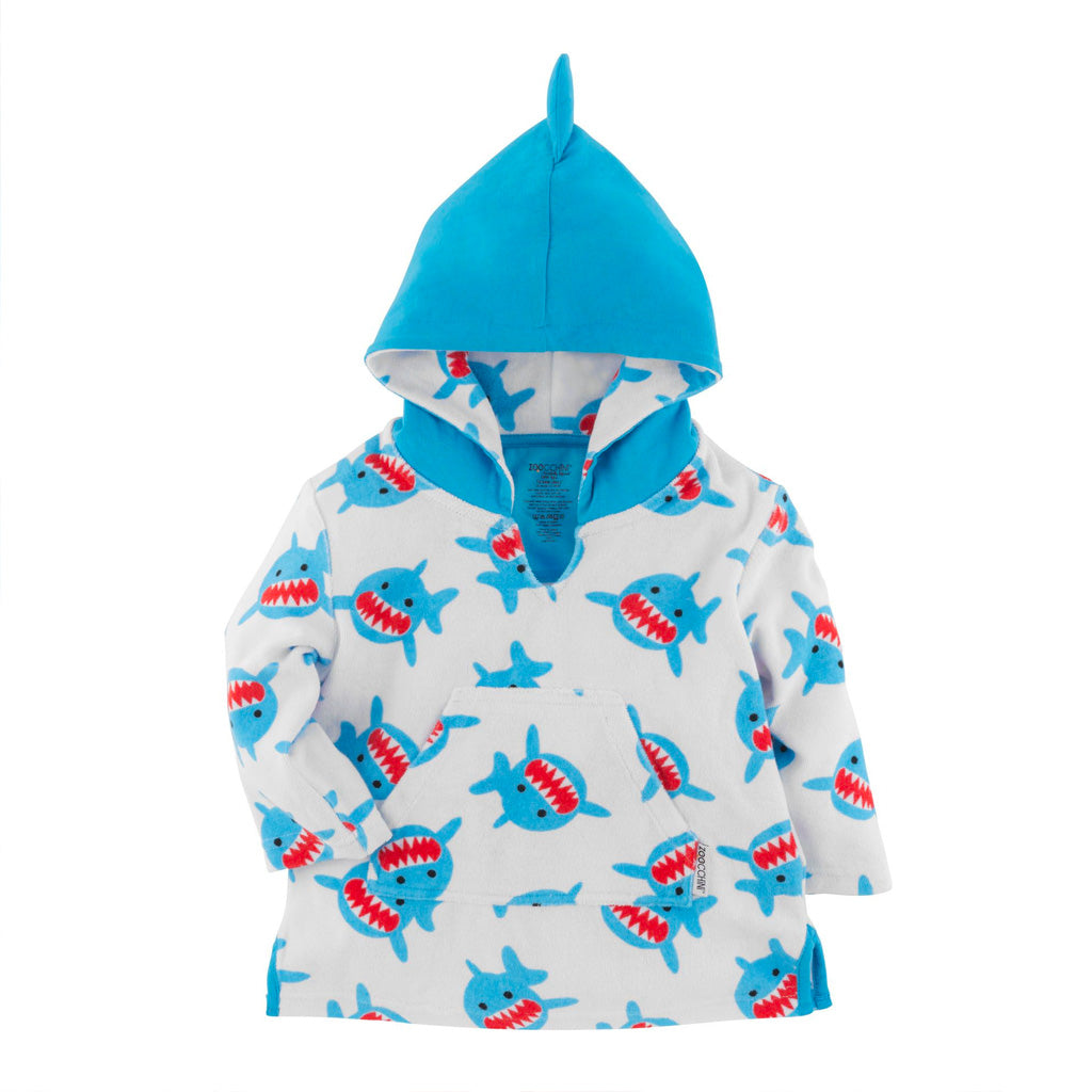 Toalla albornoz Upf50+ Tiburón Zoocchini