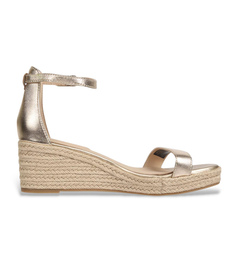 Tommy Hilfiger Alpargatas de piel Eileen 8Z dorado