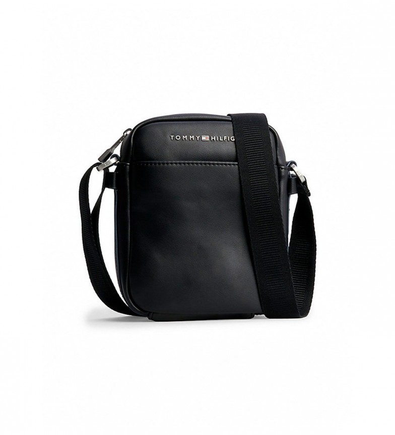 Tommy Hilfiger Bandolera Reporter pequeño City negro
