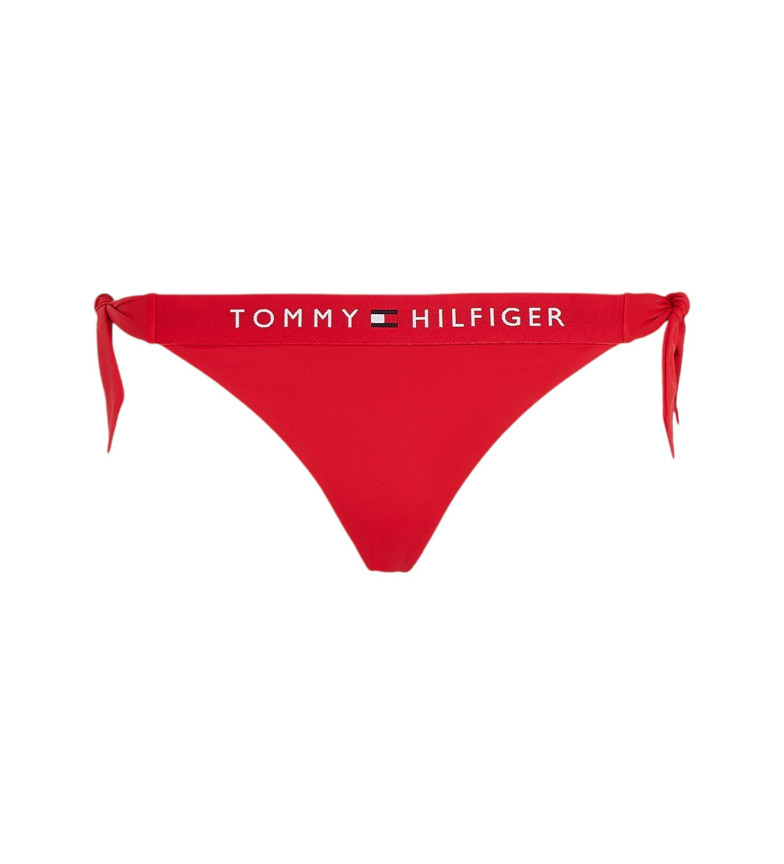 Tommy Hilfiger Braga Bikini Vichy rojo