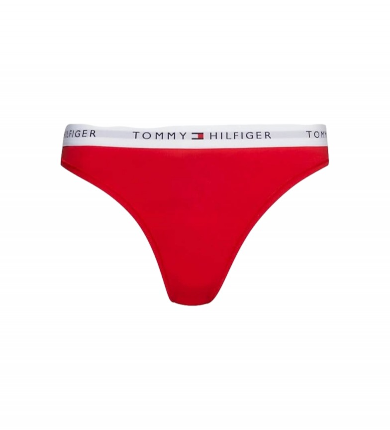 Tommy Hilfiger Braguitas Icons con inscripción rojo