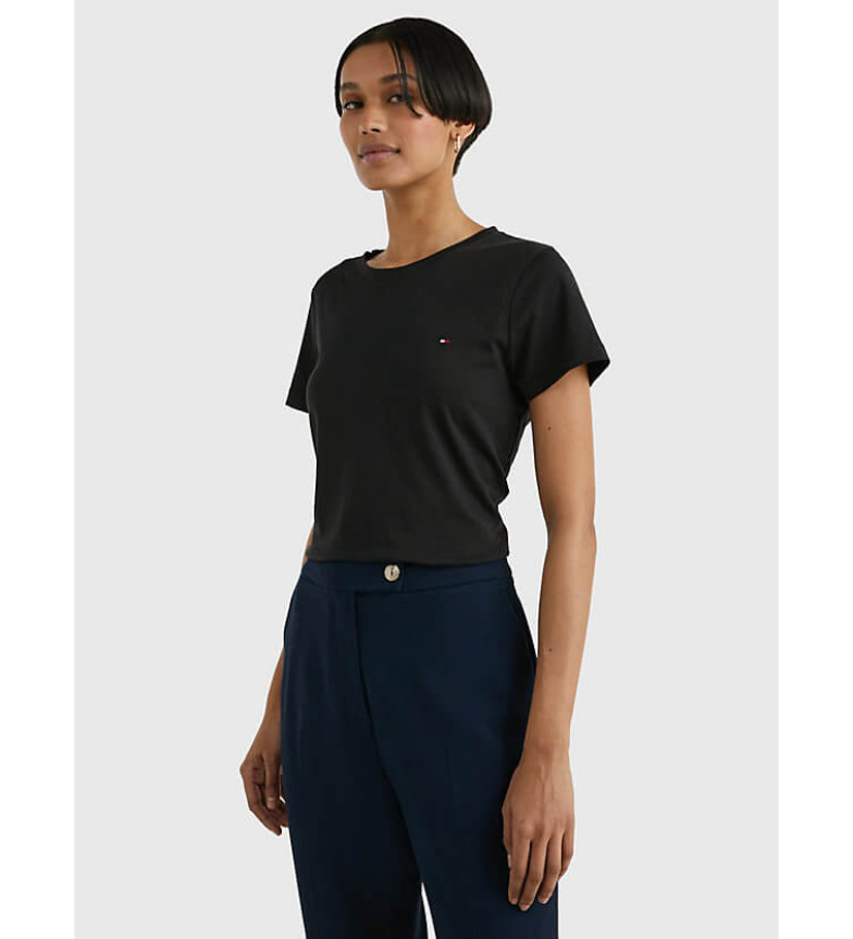 Tommy Hilfiger Camiseta Heritage Crew Neck negro