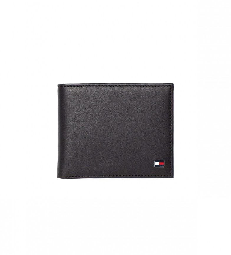 Tommy Hilfiger Minicartera de Piel Plegable Eton negro