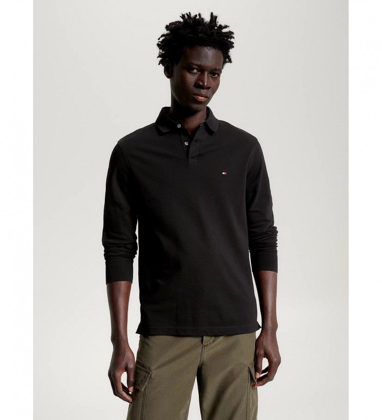 Tommy Hilfiger Polo 1985 Collection de manga larga negro