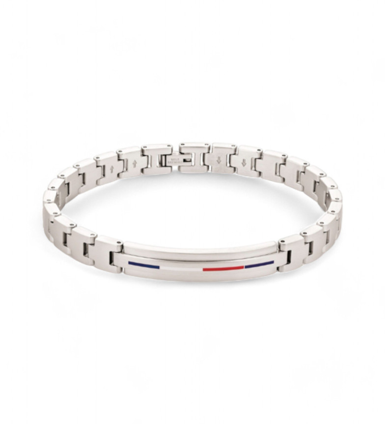 Tommy Hilfiger Pulsera de eslabones de acero inoxidable
