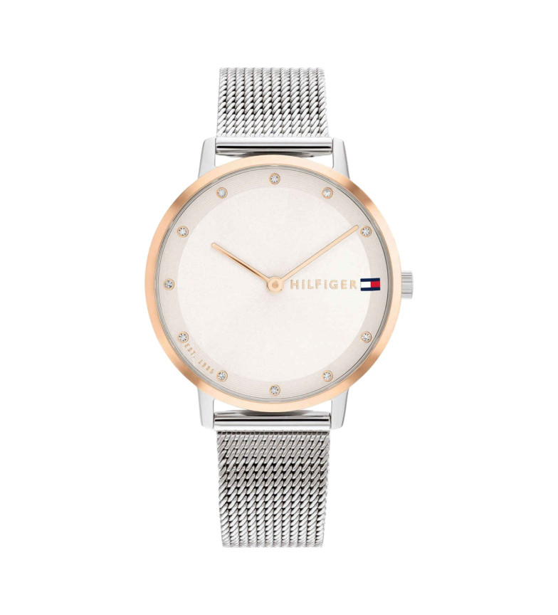 Tommy Hilfiger Reloj Pippa plateado, rosa