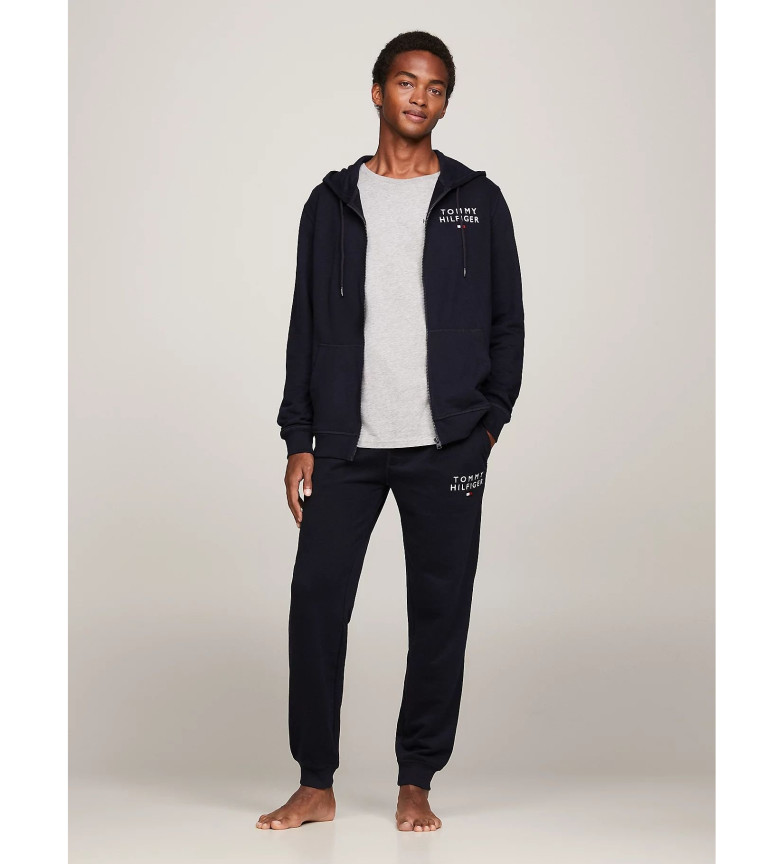 Tommy Hilfiger Sudadera TH Original con capucha y logo marino