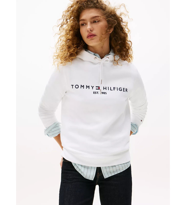 Tommy Hilfiger Sudadera Heritage Hilfiger blanco