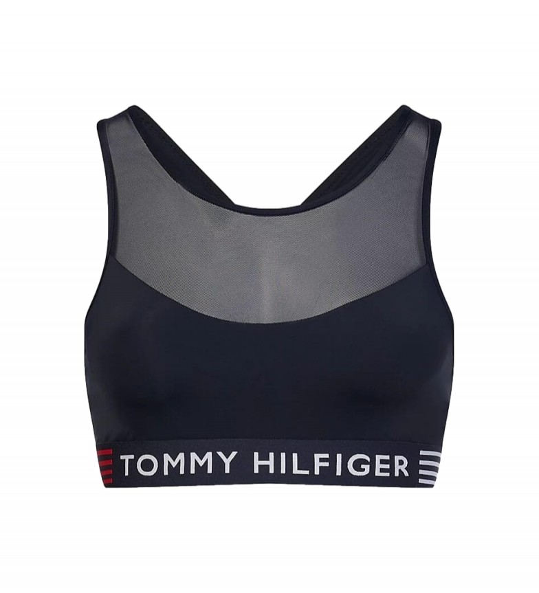 Tommy Hilfiger Sujetador Bralette TH Stretch de malla marino