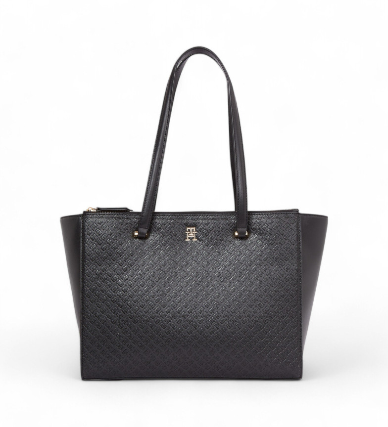 Tommy Hilfiger Bolso Eternity Tote Mono negro