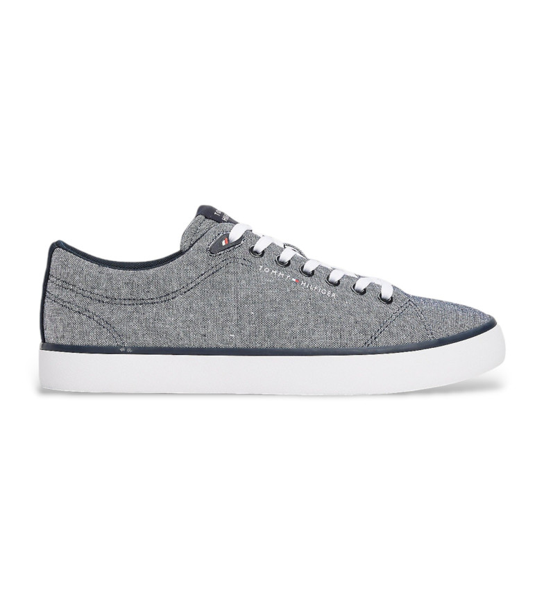 Tommy Hilfiger Zapatillas de lino en chambray azul