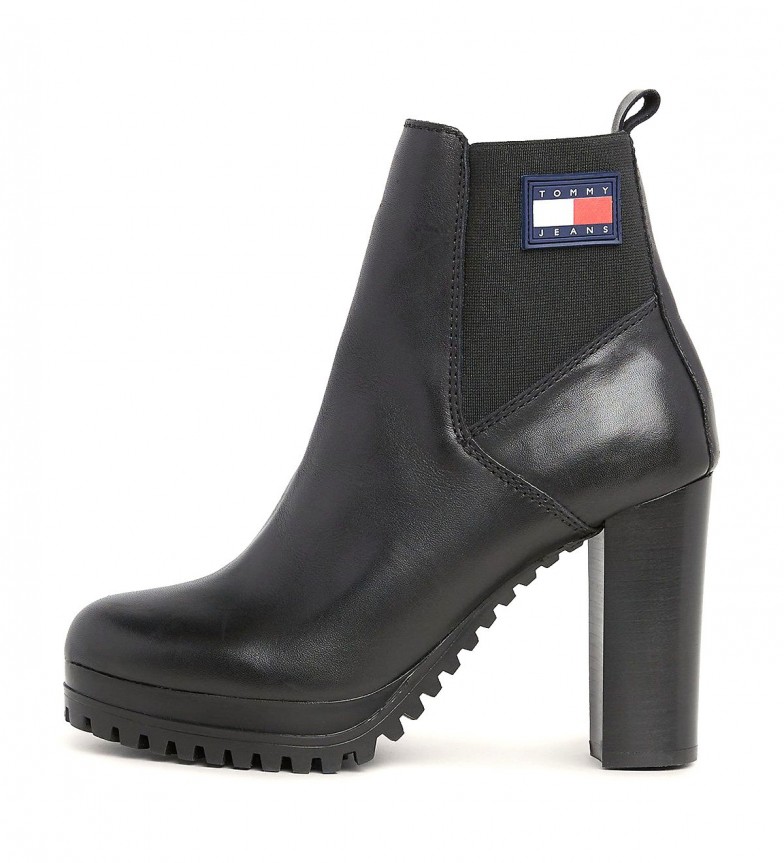 Tommy Jeans Botines Essential negro