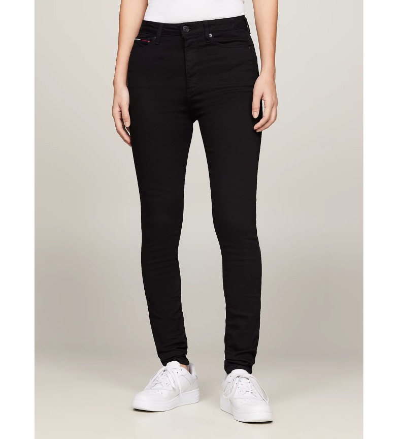 Tommy Jeans Jeans Sylvia Superceñidos negro