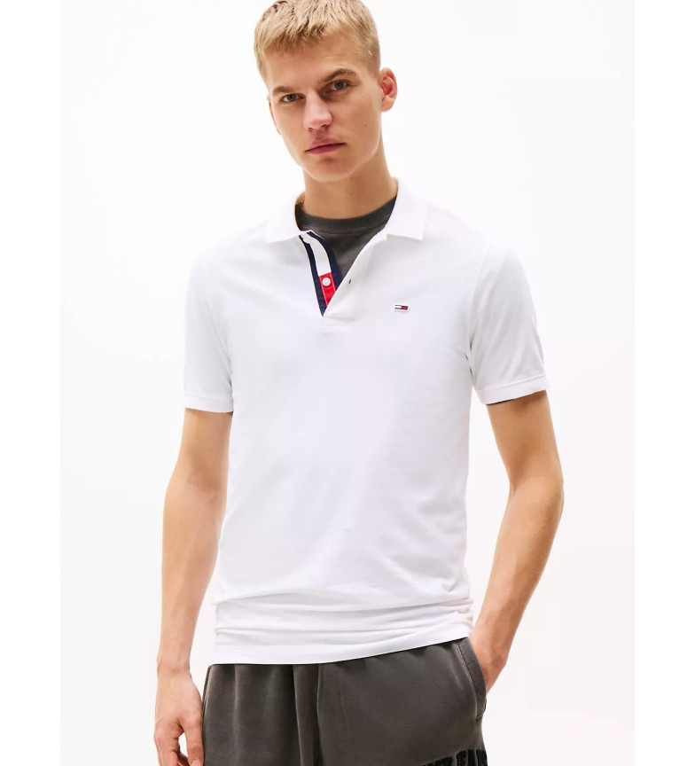 Tommy Jeans Polo TJM Slim blanco