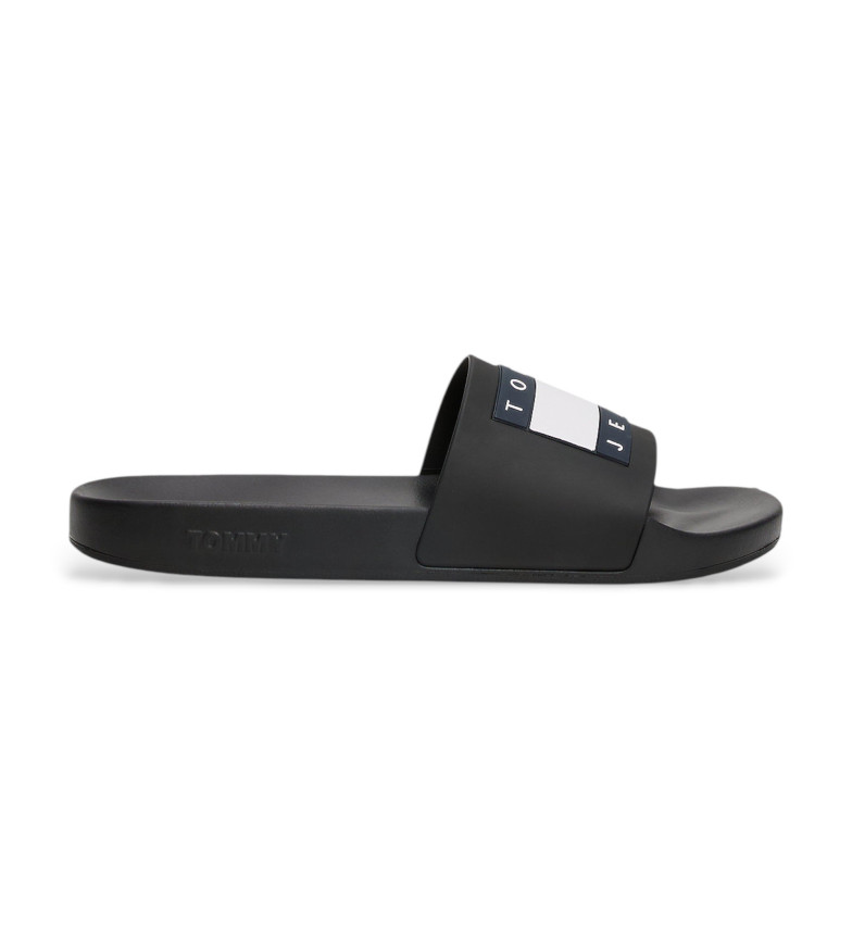 Tommy Jeans Chanclas Pool negro
