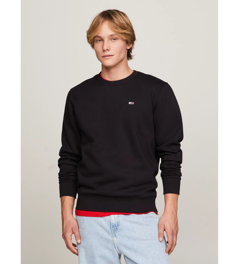 Tommy Jeans Sudadera de felpa negro