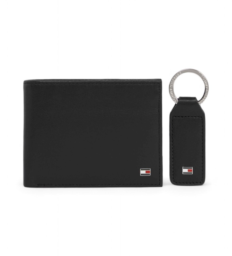 Tommy Hilfiger Billetero Keyfob negro