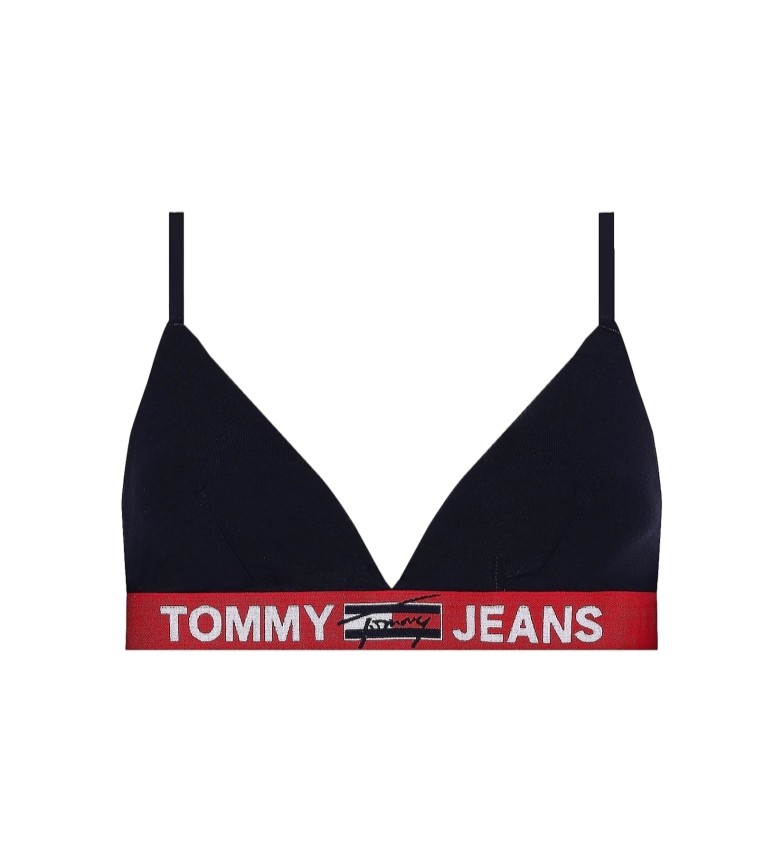 Tommy Hilfiger Sujetador Bralette sin Relleno y Banda marino