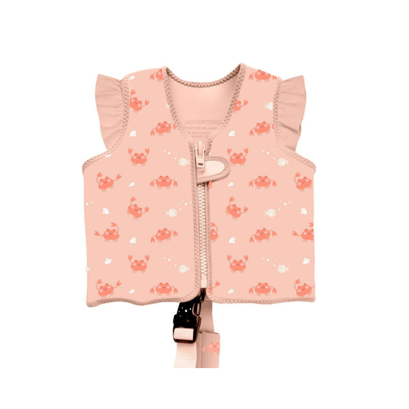 Chaleco flotador de aprendizaje con Volantes Crab Coral Tutete
