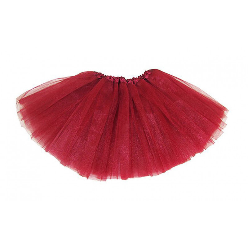 Tutú para adulto, Burdeos - Falda de Tul 40cm-2A2-000-T18150