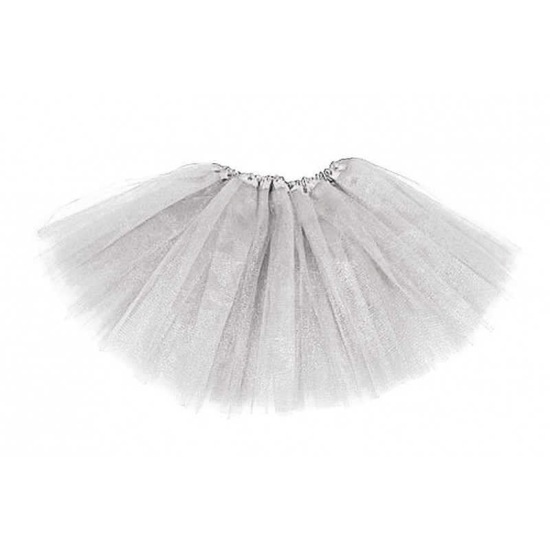 Tutú para adulto, gris - Falda de Tul 40cm-2A2-000-T18149