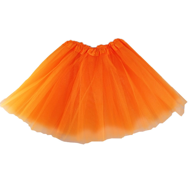 Tutú para adulto, naranja - Falda de Tul 40cm-2A4-000-T18143