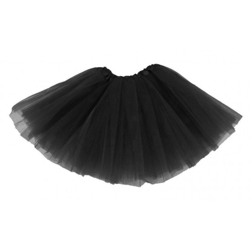 Tutú para Adulto, Negro - Falda de Tul 40cm-2A4-000-T18140