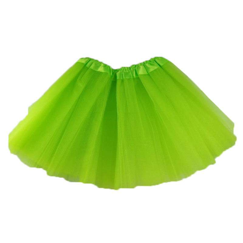 Tutú para adulto, verde fluorescente - Falda de Tul 40cm-2A2-000-T18138