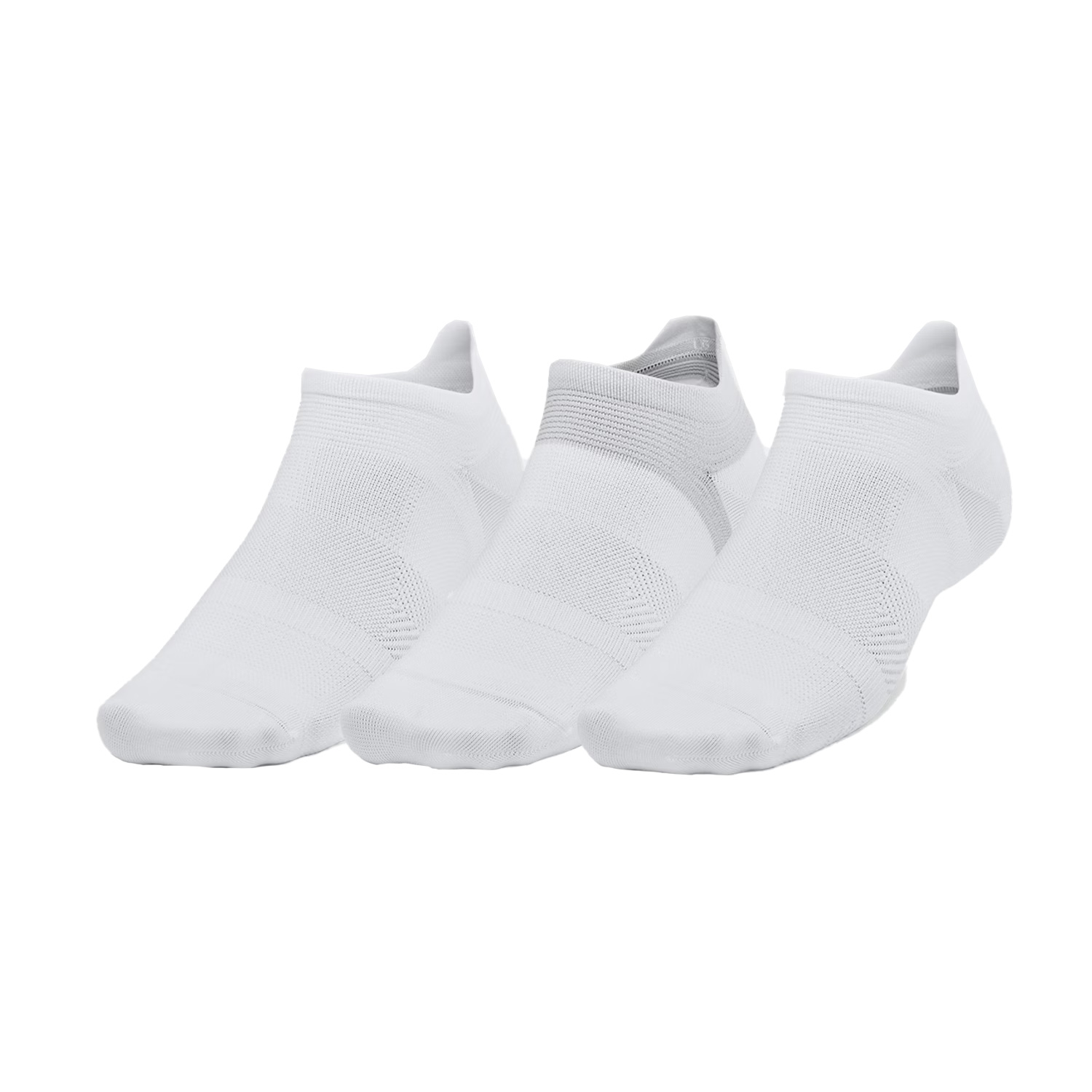 Under Armour AD Run Lite x 3 Calcetines White/Reflective