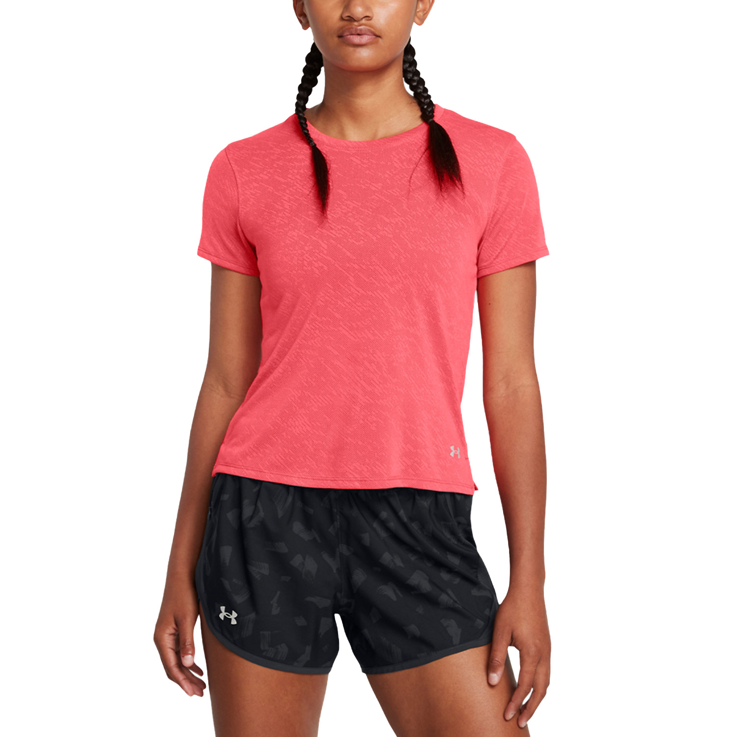 Under Armour Launch Camo Camiseta Racer Red