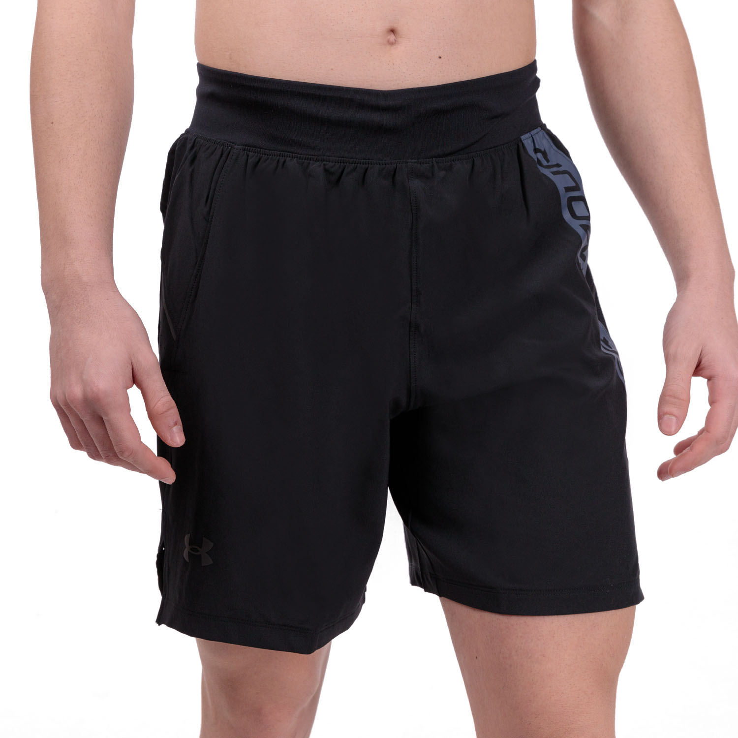 Under Armour Launch Elite Graphic 7in Shorts Black/Reflective