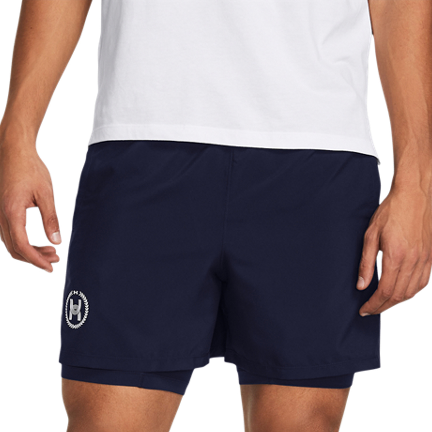 Under Armour Run Everywhere 5in Shorts Midnight Navy/Black/White