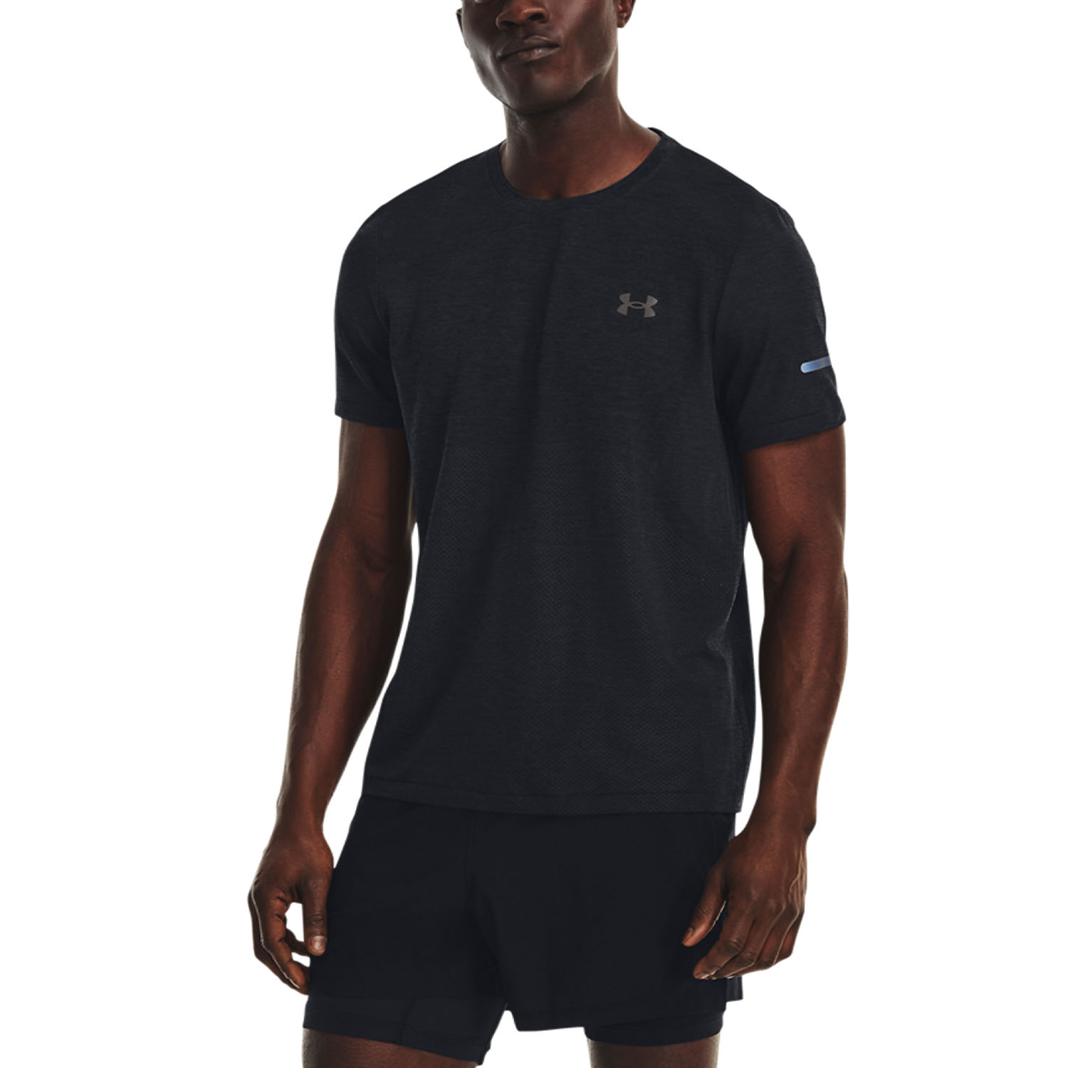 Under Armour Seamless Stride Camiseta Black/Reflective