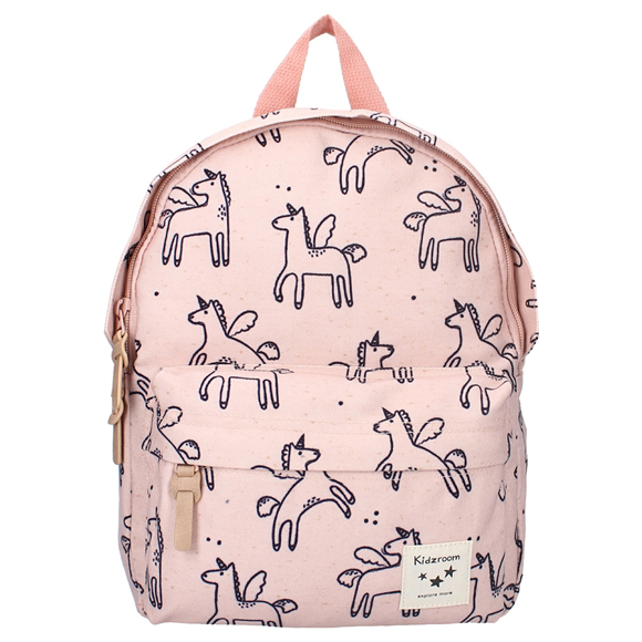 Mochila infantil Unicornios Marrón Kidzroom
