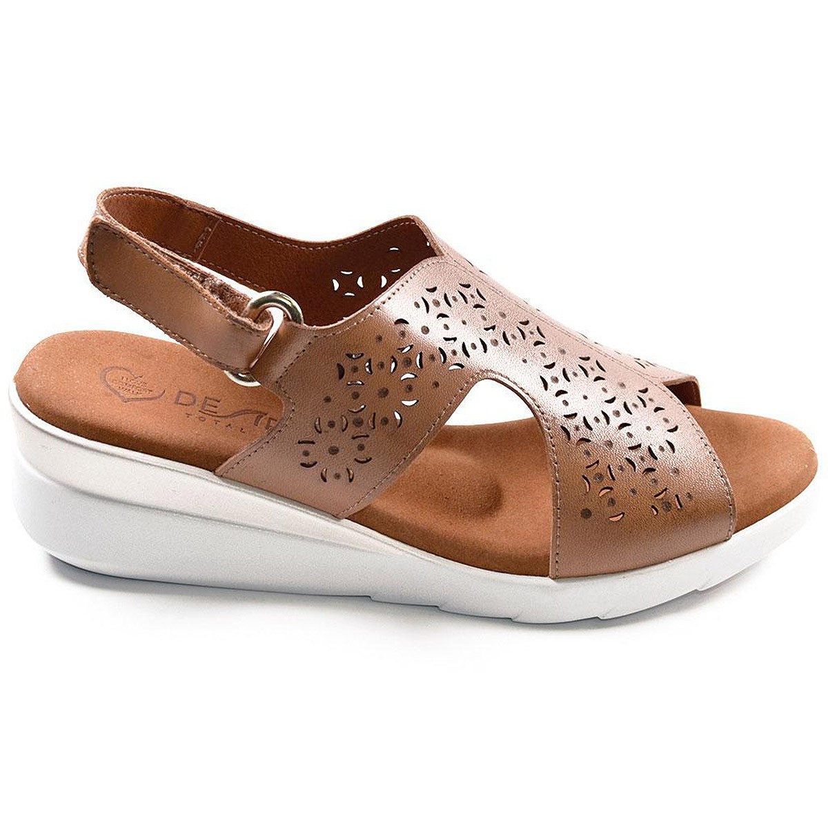 URBI3 DESIREÉ SANDALIA de piel con cuña