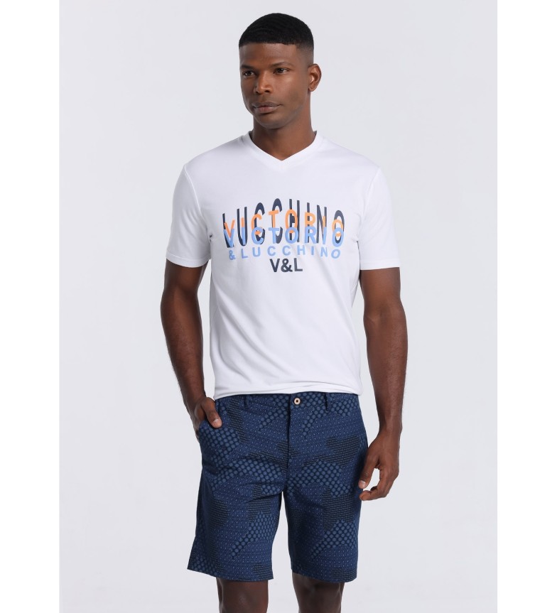 Victorio & Lucchino, V&L Bermuda Chino 134474 marino