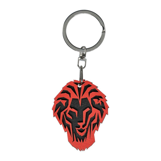 ATH Bilbao Llavero león madera Athletic Club de Bilbao Rojo