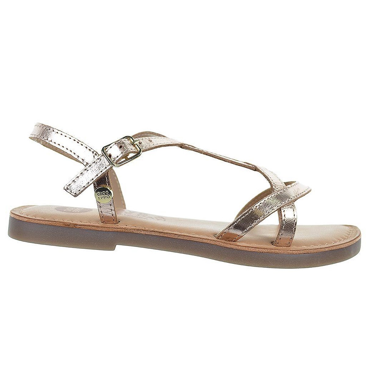 68218 Varzea Gioseppo Sandalia Piel Metalizado Confort Niña